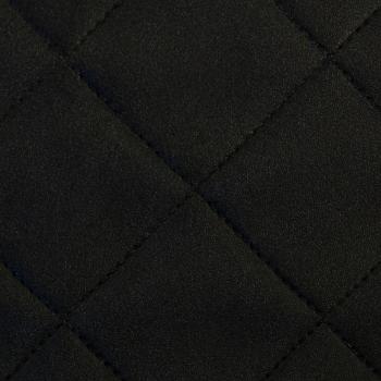 Kunstleder Debbie in Steppoptik Schwarz von Swafing